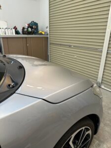 群馬県富岡市より
群馬県伊勢崎市でダイハツコペン
ネオガイアセラミック塗料コーティング施工後の艶