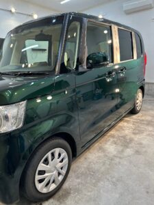群馬県伊勢崎市でホンダNBOX
ネオアルティマセラミックコーティング施工後