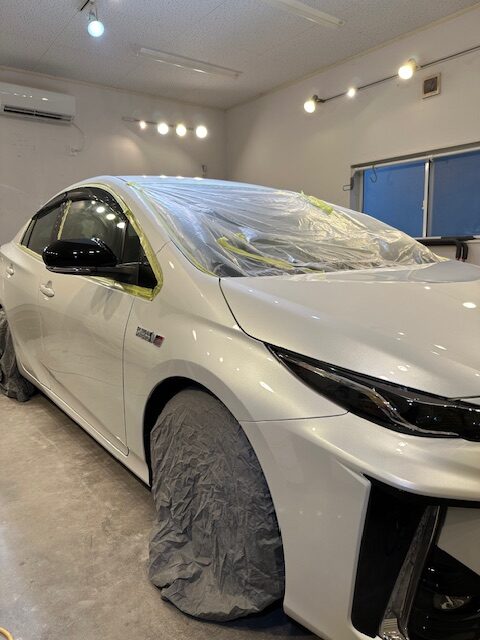 群馬県伊勢崎市より
群馬県伊勢崎市でトヨタ プリウスPHV GRスポーツ
研磨後