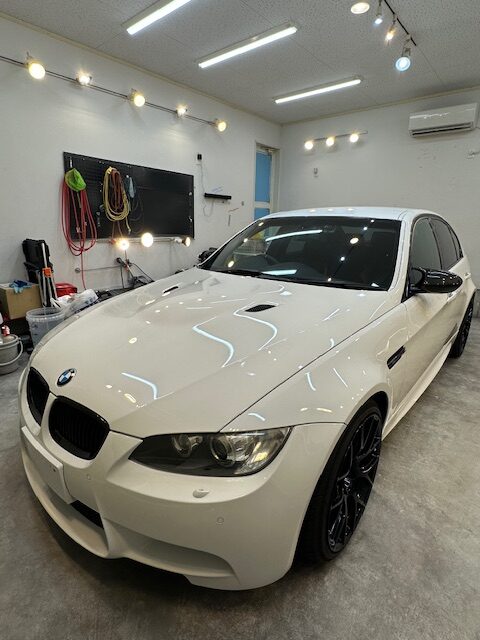 群馬県高崎市より
群馬県伊勢崎市でBMW M3ガラスコーティング施工後