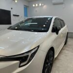 トヨタ カローラツーリング 新車｜1工程研磨とセラミック塗料コーティング施工事例｜群馬県伊勢崎市 群馬県高崎市