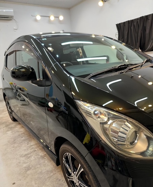 スズキ セルボ 経年車2工程研磨とガラスコーティング施工事例 群馬県伊勢崎市 群馬県前橋市