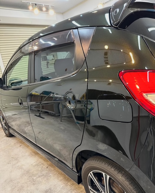 スズキ セルボ 経年車 2工程研磨とガラスコーティング施工後 群馬県伊勢崎市のコーティング専門店