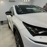 レクサス NX 施工事例 使用過程車の研磨とセラミックコーティング ガラス撥水加工群馬県伊勢崎市 群馬県前橋市 コーティング専門店