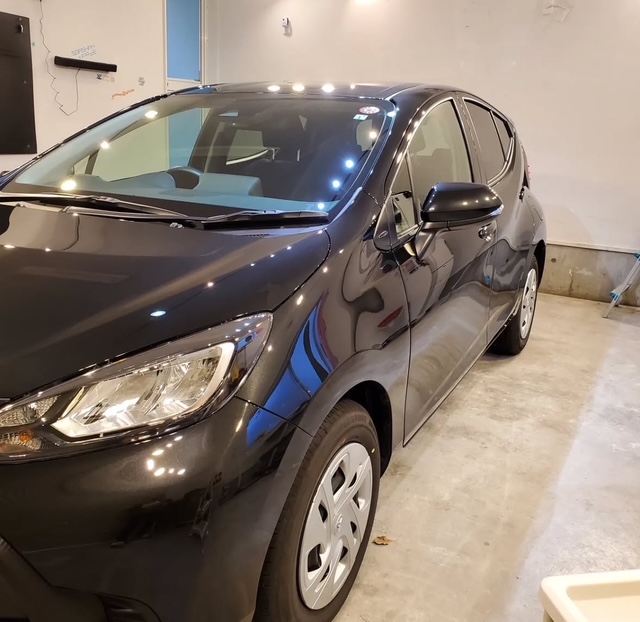 トヨタ アクア 1工程研磨+セラミックコーティング施工事例 群馬県伊勢崎市AutoCleanBase