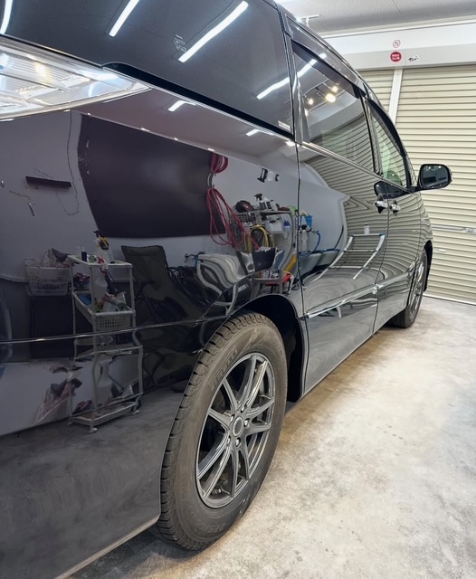 トヨタ エスティマ
2工程研磨　ガラスコーティング施工後　群馬県伊勢崎市　AutoCleanBase