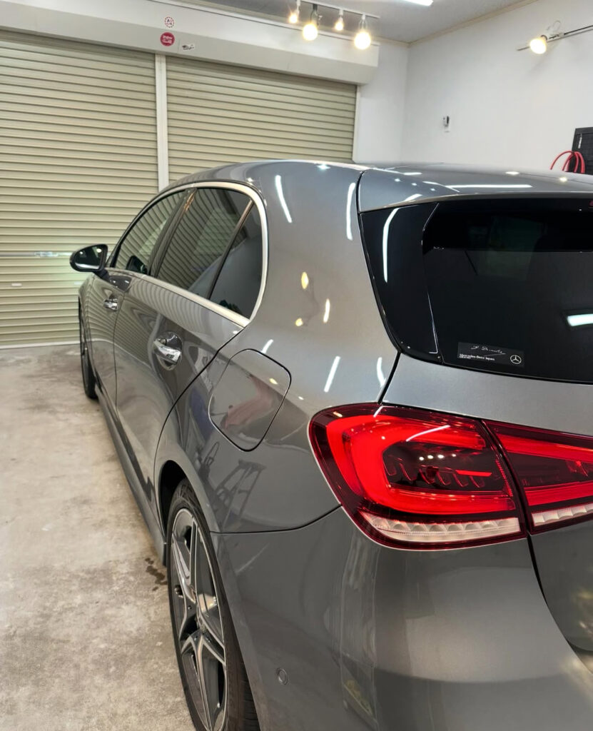 メルセデスベンツA180
中古車｜メンテナンス
研磨なしガラスコーティング
施工後