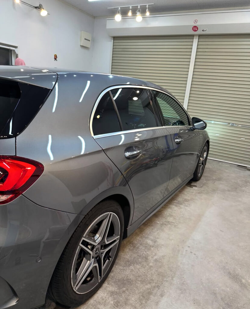 メルセデスベンツA180
中古車｜メンテナンス
研磨なしガラスコーティング
施工後