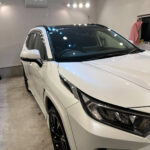 トヨタRAV4新車 1工程研磨 セラミックコーティング ガラス撥水加工 ホイールコーティング 施工事例 群馬県伊勢崎市