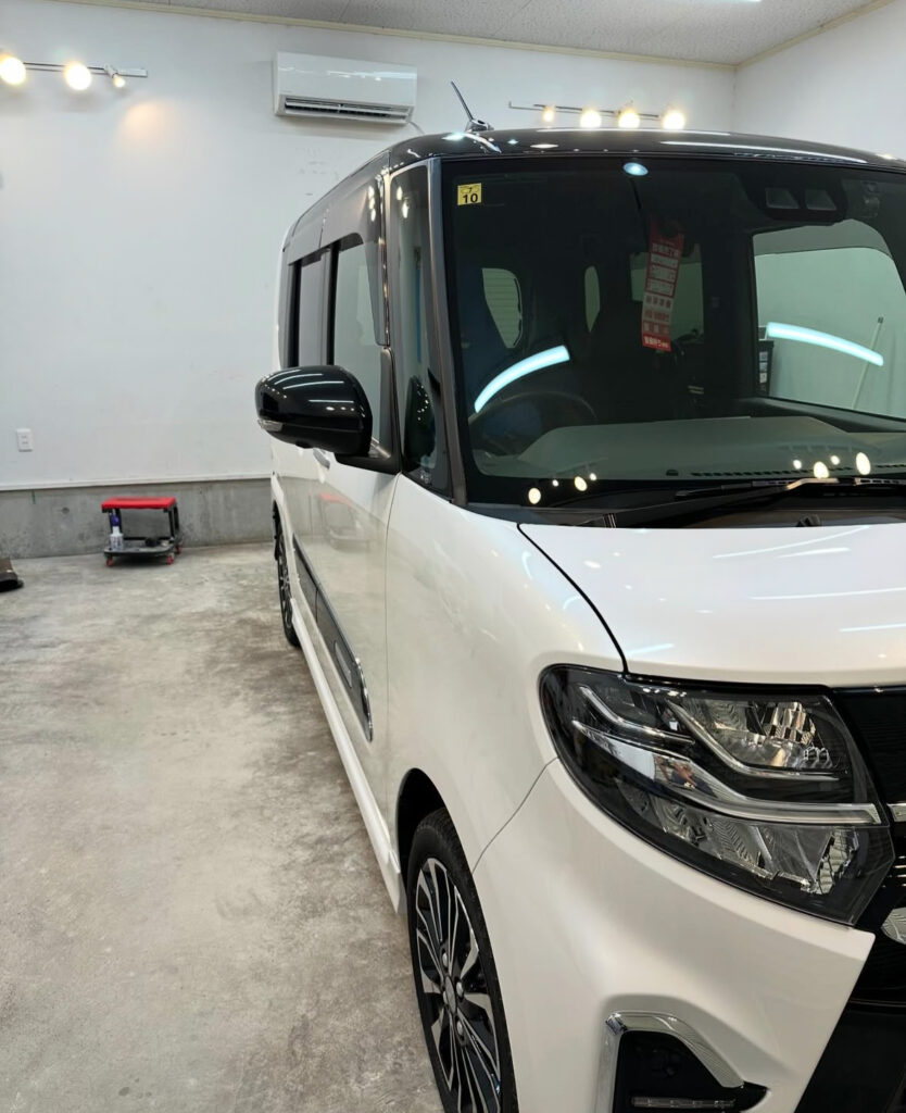 ダイハツ タント｜業販1工程研磨・ガラスコーティング 群馬県伊勢崎市