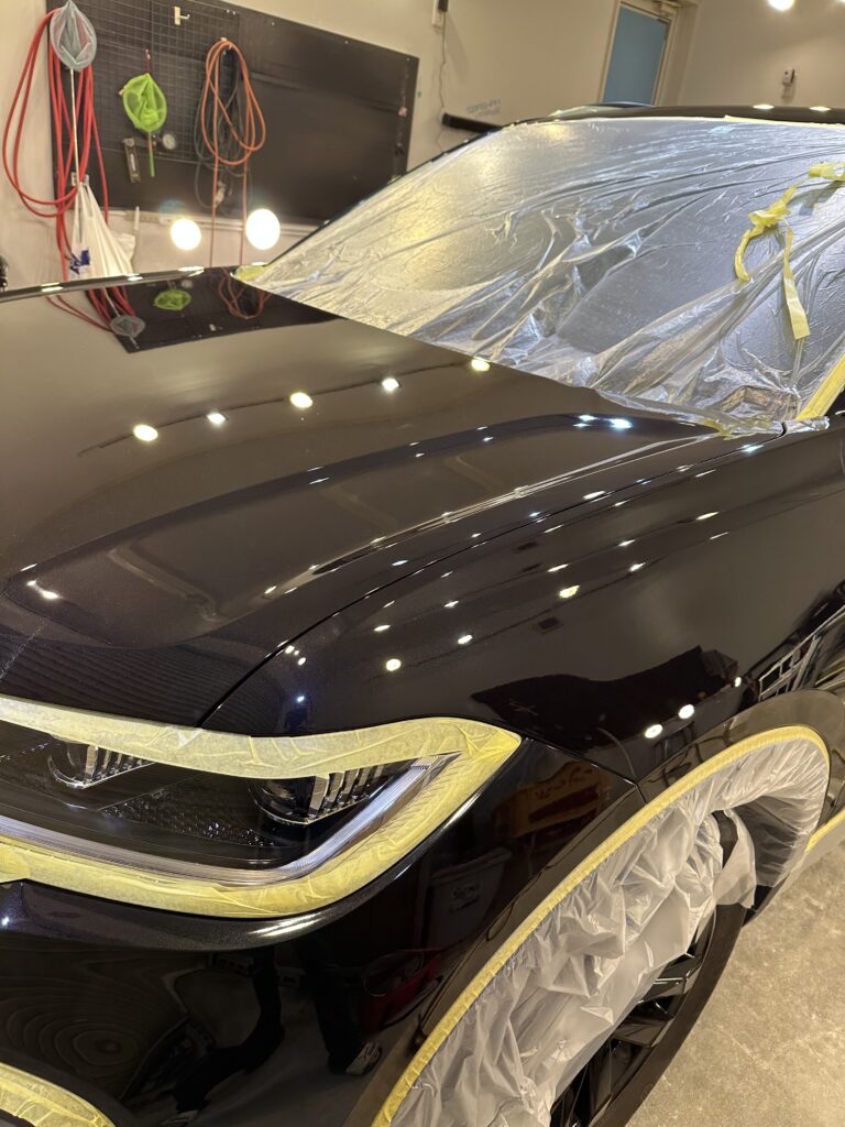 フォルクスワーゲン　T-CROSS
ミスト除去1工程研磨後
群馬県伊勢崎市